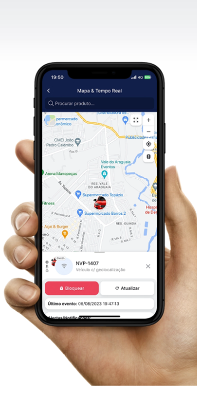 Aplicativo Busk Rastreamento